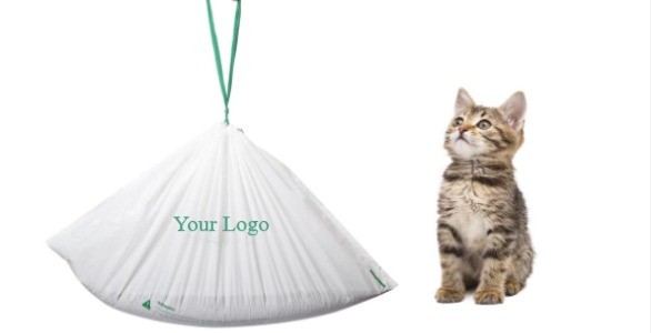 Cat litter bag retail display