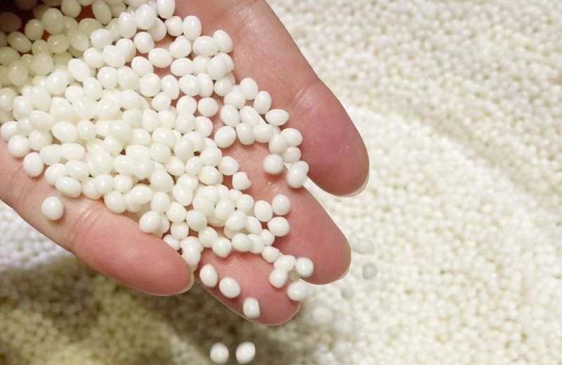 Compostable resin material preparation for dog poop bag production