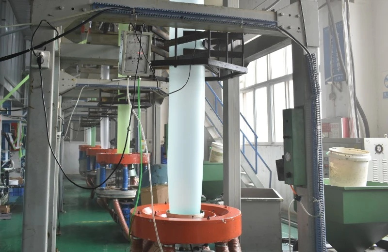 Compostable film extrusion production for dog poop bags