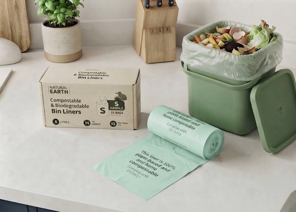 Compostable Kitchen Caddy Liners