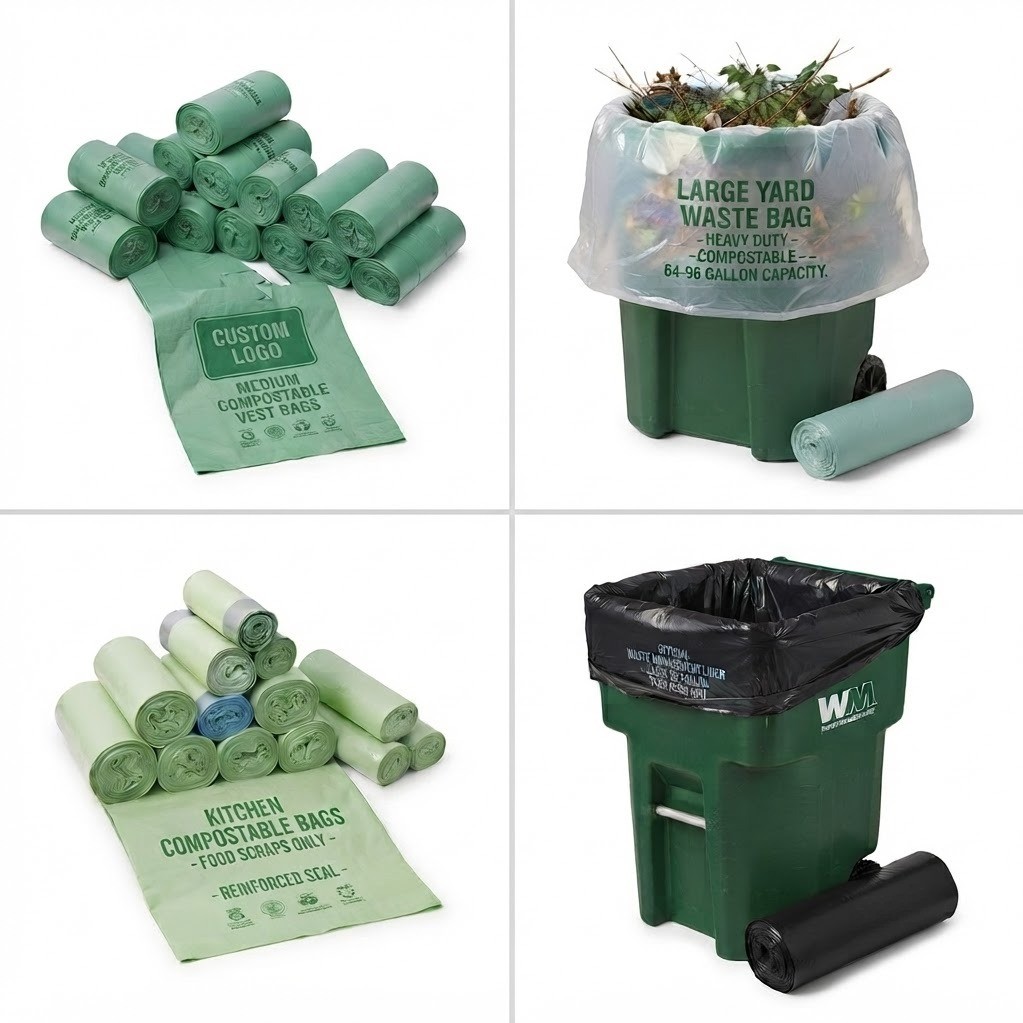 Custom & Private Label Compostable Bin Liners