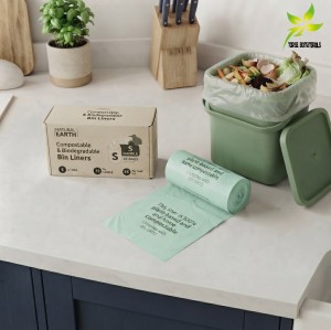Custom Compostable Bin Liners | 5L–240L Food Waste & Garden Waste Bags | EN13432 Certified Compostable Bin Liners