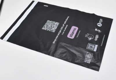 Custom Plastic Poly pla mailing Eco friendly envelope clothing shipping packaging Black compostable mailer 100% Biodegradable Compostable bag