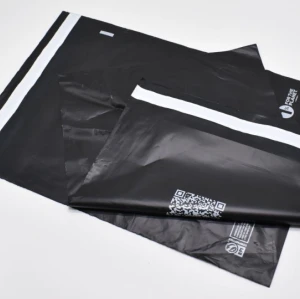 Custom Plastic Poly pla mailing Eco friendly envelope clothing shipping packaging Black compostable mailer 100% Biodegradable Compostable bag