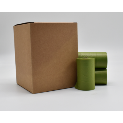 Bulk compostable dog poopbags | Leak-Proof and Extra-Thick Pet Waste Bags for Big and Small Dogs | Refill Rolls