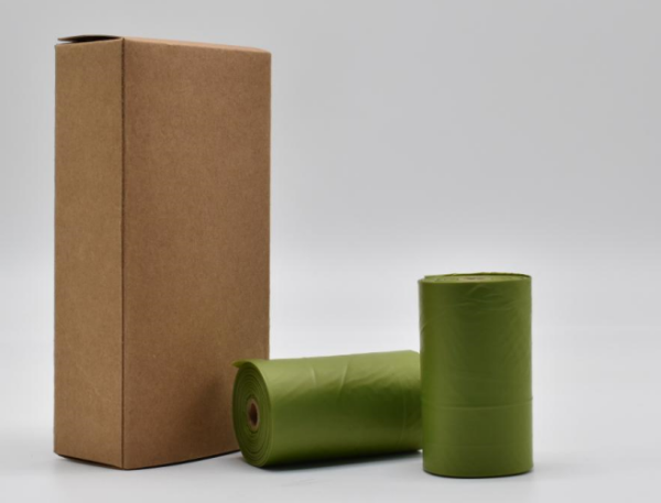 Bolsas para desechos de mascotas biodegradables, planas y multicolores de alta calidad, bolsas compostables a prueba de olores para excrementos de perro