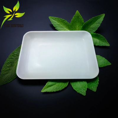 Platos desechables biodegradables y compostables de PLA de alta resistencia para restaurantes y hogares