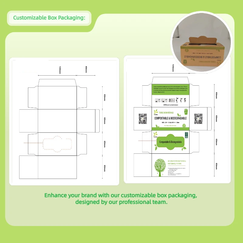 Customize biodegradable trash bag