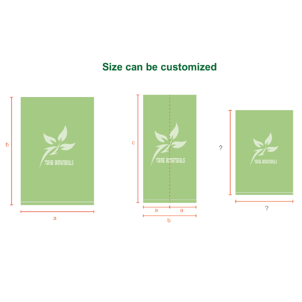 Customize bags size