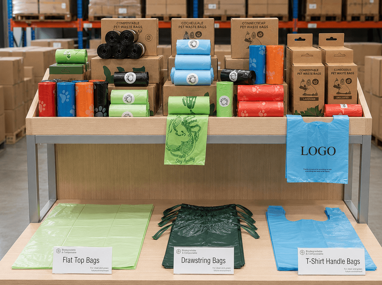 Custom Compostable Pet Waste Bags