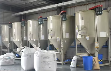 Compostable resin blending process
