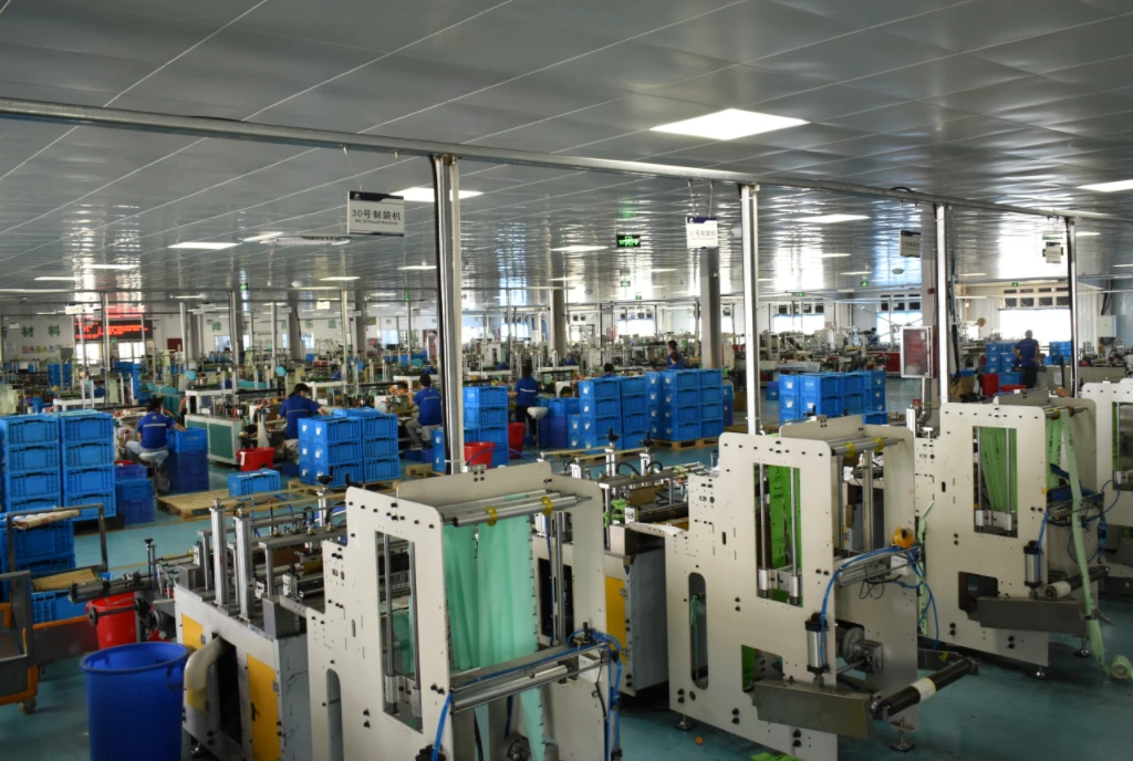 Compostable dog poop bag making and roll winding production