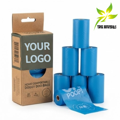 Custom Printed Compostable Dog Poop Bags for Private Label Brands