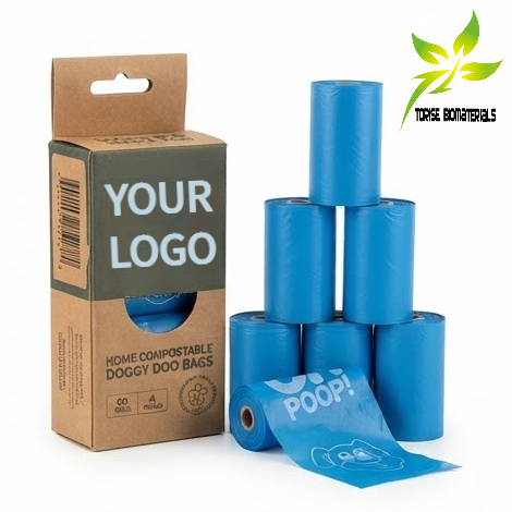 Custom Printed Compostable Dog Poop Bags for Private Label Brands