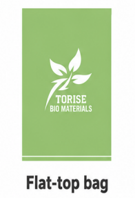 Flat-top shopping bag