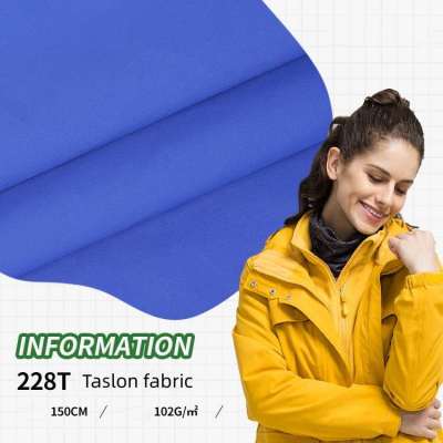 High-Quality 228T Taslon Nylon Fabric for Tactical Jackets - Wholesale Supplier