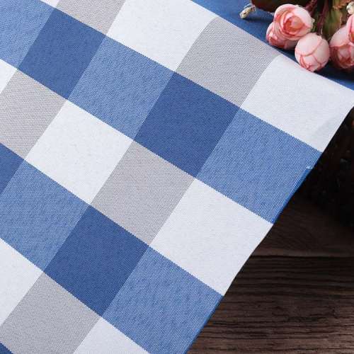 OEM/Dealer Wholesale: Durable Blue/White Striped Polyester Fabric, Waterproof - Perfect for Tents/Covers