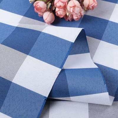 OEM/Dealer Wholesale: Durable Blue/White Striped Polyester Fabric, Waterproof - Perfect for Tents/Covers