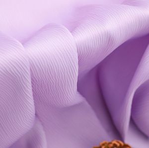 Bulk Polyester Chiffon Fabric with Subtle Stripes - Perfect for Garment Manufacturers - OEM/ODM & Dealer Services Available