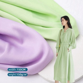 Bulk Polyester Chiffon Fabric with Subtle Stripes - Perfect for Garment Manufacturers - OEM/ODM & Dealer Services Available