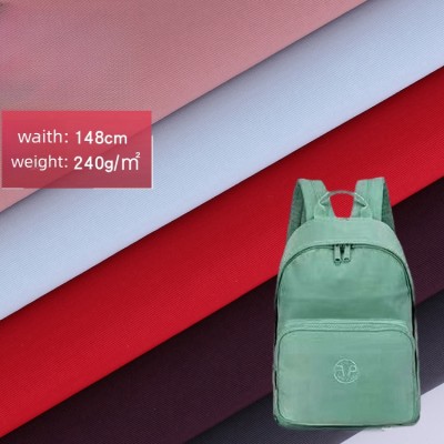 Spot Translation: 320D Taslon Nylon Knitted Composite Fabric with Horizontal Stripes, Waterproof and Abrasion-Resistant Oxford Cloth for Backpacks