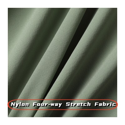 Nylon Four-Way Stretch Fabric - Multicolor in Stock, Quick-Dry Breathable for Sportswear, Pants, Outdoor Climbing Apparel Material