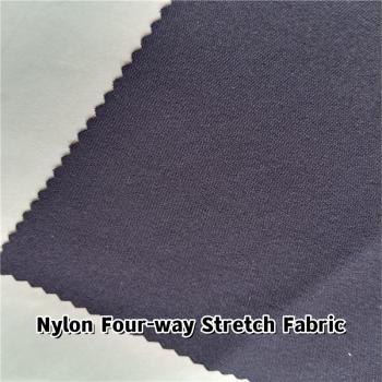 Nylon Four-Way Stretch Fabric - Multicolor in Stock, Quick-Dry Breathable for Sportswear, Pants, Outdoor Climbing Apparel Material