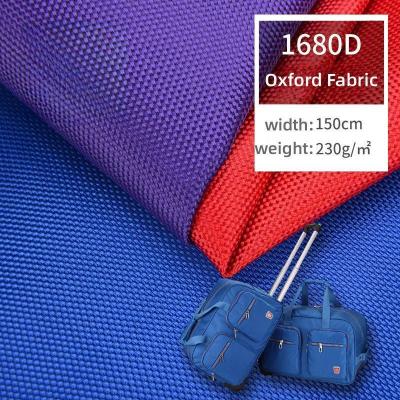In-Stock 1680D Oxford PU Coated Fabric for Bags & Luggage, Shoe Material, Backpacks, and Outdoor Fabrics