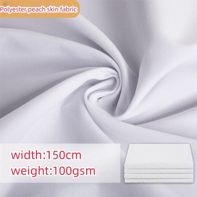 Waterproof Peach Skin Spring/Summer Fabric 100% Polyester Digital Print Duvet Cover Bed Sheet Plain/Twill Weave