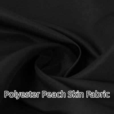 Twill Peach Skin  Polyester Print Brushed Fabric for Lining Bags,  Beach Shorts Material