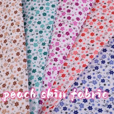 Peach Skin Print Fabric, Sleeve Lining Material, Waterproof and Stain-resistant Apron Cover Fabric, Dustproof Tablecloth Material
