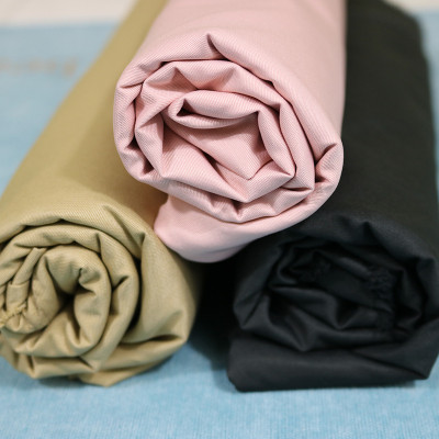 Wholesale Dole Cotton Windbreaker Fabric Twill Imitation Cotton Polyester Fabric Fall and Winter Outdoor Casual Clothing Wrinkle Resistant