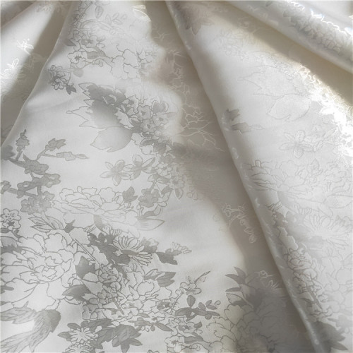 Premium Polyester Satin Jacquard Fabric for Women's Dresses & Cheongsams - Specialized OEM/ODM Supply for Brand Retailers & Wholesale Distributors