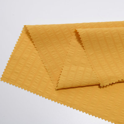 Versatile Bubble Stripe Polyester Jacquard Fabric for Clothing Brands