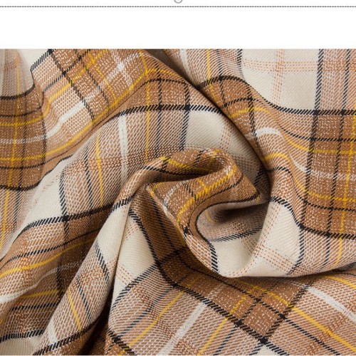 Soft and Delicate Polyester Grid Plaid Fabric Wholesale Supplier - Ideal for JK Skirts and Blouses