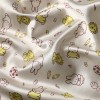 100% Polyester Satin Fabrics Cartoon Printed Fabrics Beautiful Silky Fabrics For Women's Sleepwear Homewear Bedding Clothing Garments