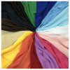 Half-transparent chiffon fabric for clothing, dresses, chiffon shirts, lining fabric, wedding decorations, and drapery fabric.