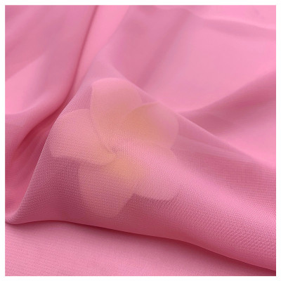 120D Polyester Chiffon Fabric - 80gsm Lightweight and Breathable Fabric for Women's Fashion Apparel