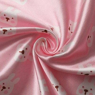 Wholesale Cartoon Print Satin Fabric - Women's Pajamas Lingerie Home Textiles and Bedding in Polyester Charmeuse