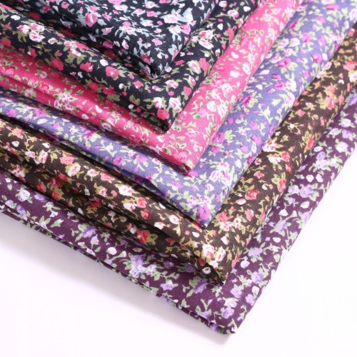 Multi-Specification  Patterned All-Polyester Fabric Digital Printed  Bedding Clothing Textile Available for Customization