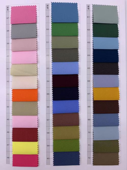 In-stock supply of elastic twill spring polyester fabric for outdoor sportswear, down jackets, and coats.