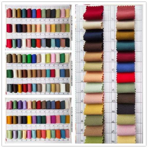 Hot Sale Double-Sided Elastic Twill Polyester Stretchable Fabric for Garments