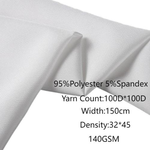 Hot Sale Four-stretch Polyester Plain Non-trasparent Fabric for Shirts and Lolita