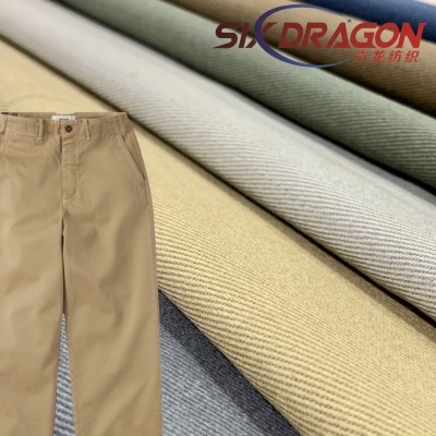 2025 Hot sale dyed chino cotton twill for jackets&trousers