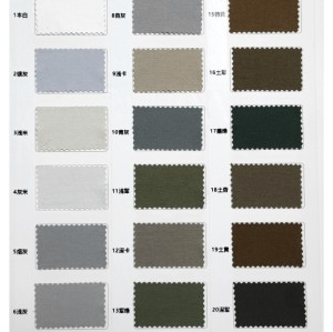 2025 Hot sale dyed twill khaki for jackets&cargo pants