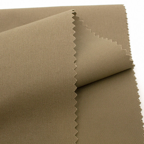 2025 Hot sale khaki cotton twill fabric for shorts, skirts, jackets, uniforms