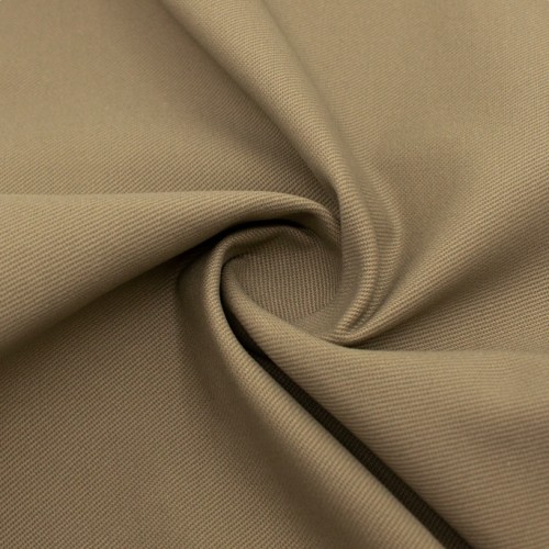 2025 Hot sale khaki cotton twill fabric for shorts, skirts, jackets, uniforms