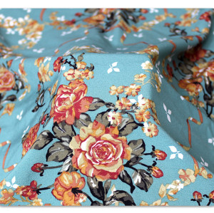 Four-Way Stretch Printed Polyester Fabric for Women’s Home Wear Shirt Dress - Custom OEM & ODM Manufacturing, Global Wholesale and Distribution Options, High-Quality Textile Solutions for Garment Factorie
