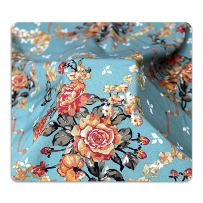 Four-Way Stretch Printed Polyester Fabric for Women’s Home Wear Shirt Dress - Custom OEM & ODM Manufacturing, Global Wholesale and Distribution Options, High-Quality Textile Solutions for Garment Factorie