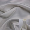 Free Sample 75D*150D Natural White Matte Polyester Satin Fabric For Wedding Dress